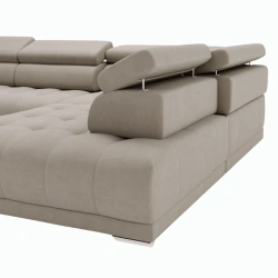 Narożnik L-kształtny Mojito z regulowanymi zagłówkami, bez funkcji spania Narożnik L-kształtny Mojito z regulowanymi zagłówkami, bez funkcji spania