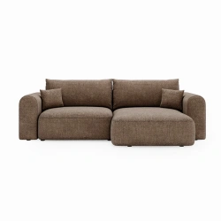 Narożnik Next L z funkcją spania i pojemnikiem norkowy