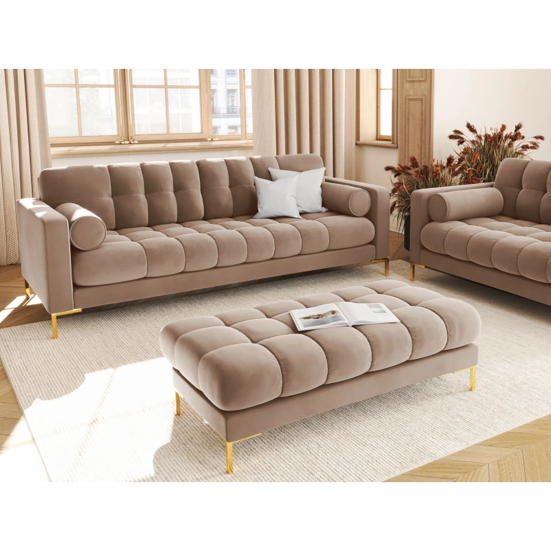 Sofa aksamitna 3 osobowa Bali Cosmopolitan Design Sofa aksamitna 3 osobowa Bali Cosmopolitan Design