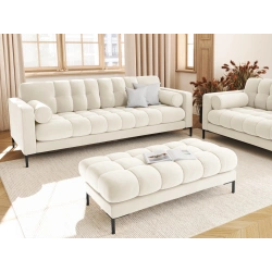 Sofa aksamitna 3 osobowa Bali Cosmopolitan Design Sofa aksamitna 3 osobowa Bali Cosmopolitan Design