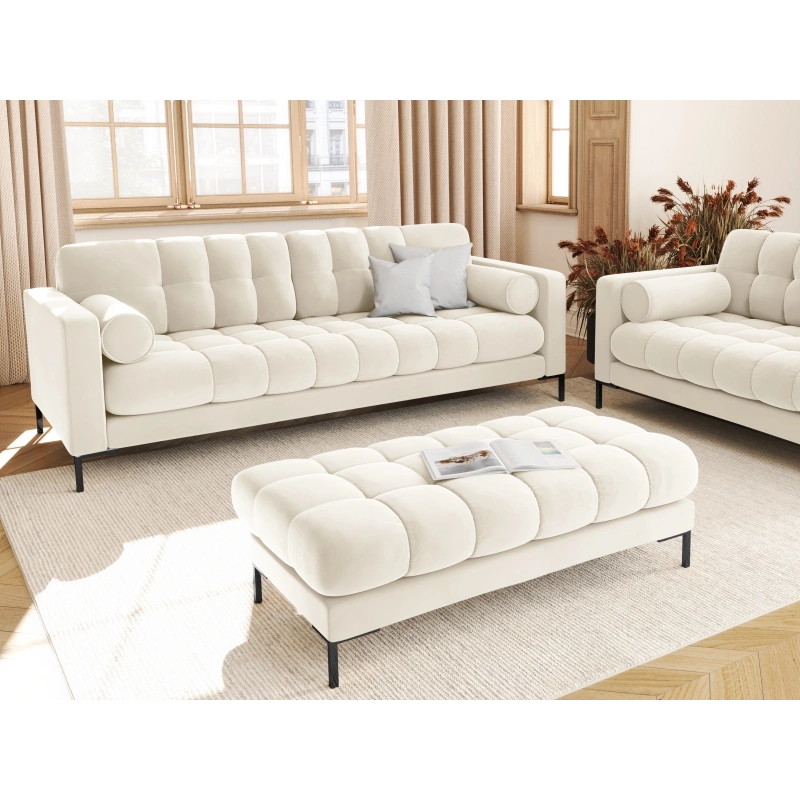 Sofa aksamitna 3 osobowa Bali Cosmopolitan Design Sofa aksamitna 3 osobowa Bali Cosmopolitan Design