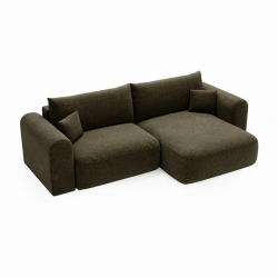 Narożnik Next L z funkcją spania i pojemnikiem na pościel oliwkowy Narożnik Next L z funkcją spania i pojemnikiem na pościel oliwkowy