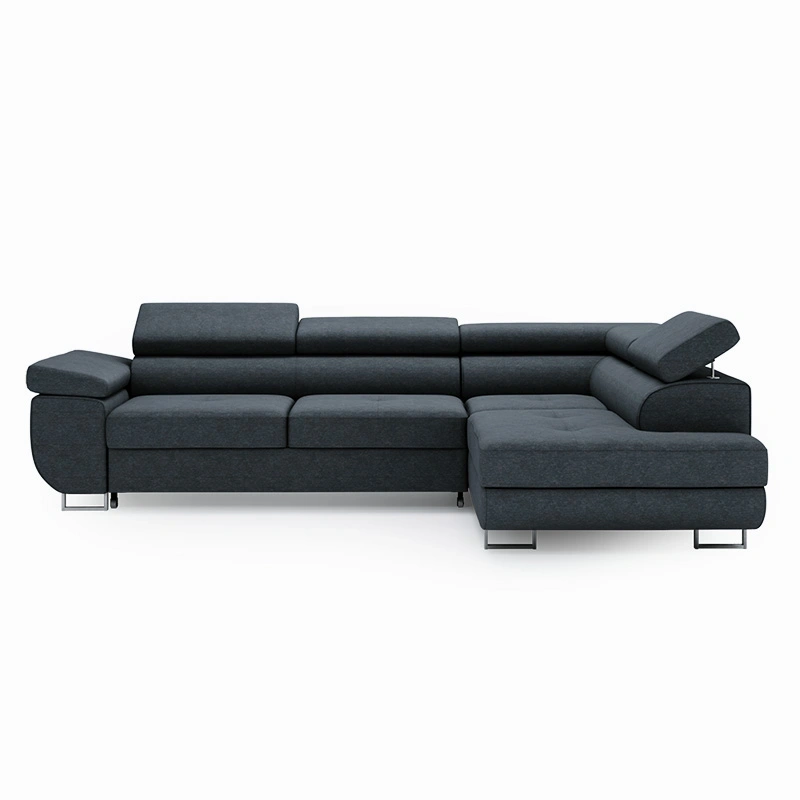 Narożnik L-Kształtny Anton - Funkcja Spania i Regulowane Zagłówki Narożnik L-Kształtny Anton - Funkcja Spania i Regulowane Zagłówki