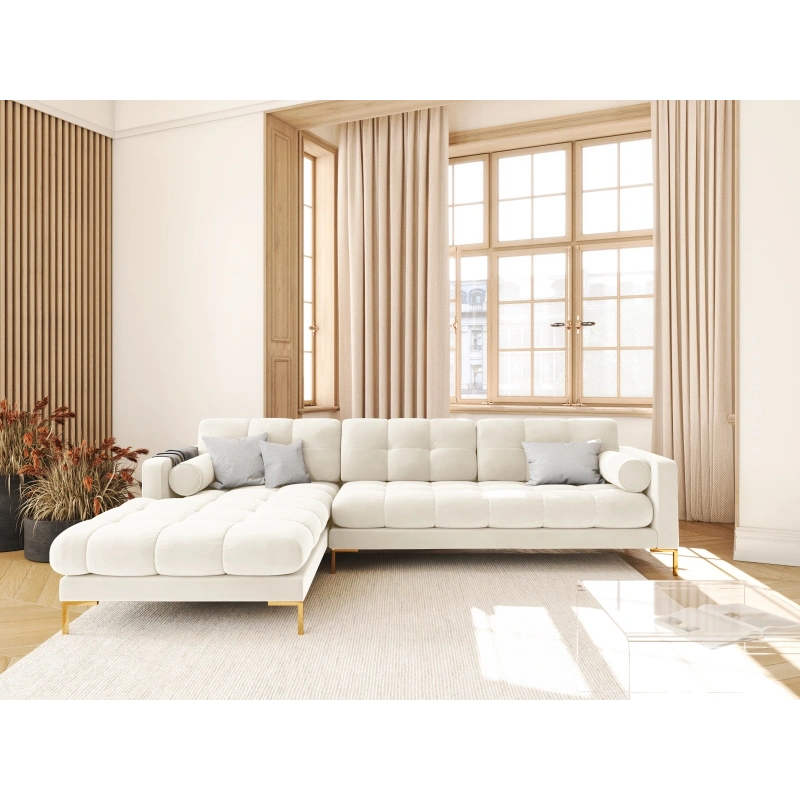 Narożnik aksamitny l-kształtny Bali Cosmopolitan Design Narożnik aksamitny l-kształtny Bali Cosmopolitan Design