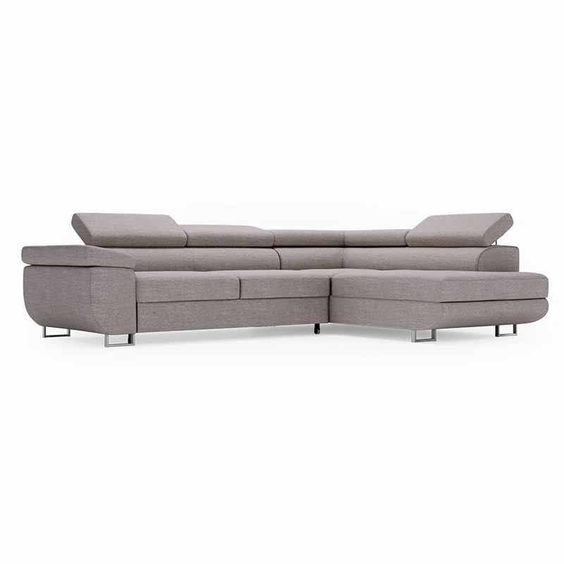 Narożnik L-Kształtny Anton - Funkcja Spania i Regulowane Zagłówki Narożnik L-Kształtny Anton - Funkcja Spania i Regulowane Zagłówki