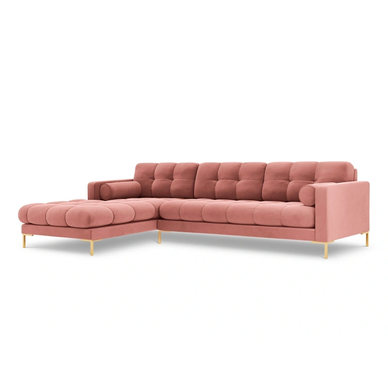 Narożnik aksamitny l-kształtny Bali Cosmopolitan Design