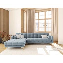 Narożnik aksamitny l-kształtny Bali Cosmopolitan Design