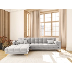 Narożnik aksamitny l-kształtny Bali Cosmopolitan Design