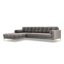 Narożnik aksamitny l-kształtny Bali Cosmopolitan Design Narożnik aksamitny l-kształtny Bali Cosmopolitan Design