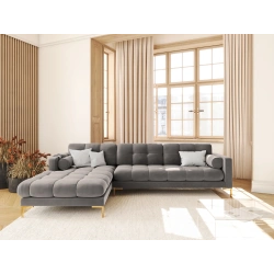 Narożnik aksamitny l-kształtny Bali Cosmopolitan Design Narożnik aksamitny l-kształtny Bali Cosmopolitan Design