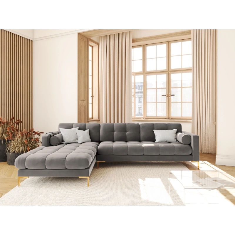 Narożnik aksamitny l-kształtny Bali Cosmopolitan Design Narożnik aksamitny l-kształtny Bali Cosmopolitan Design