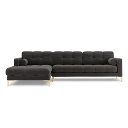 Narożnik aksamitny l-kształtny Bali Cosmopolitan Design Narożnik aksamitny l-kształtny Bali Cosmopolitan Design