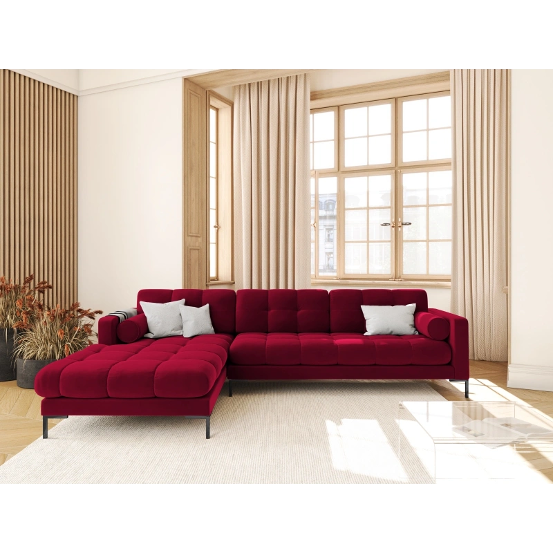 Narożnik aksamitny l-kształtny Bali Cosmopolitan Design