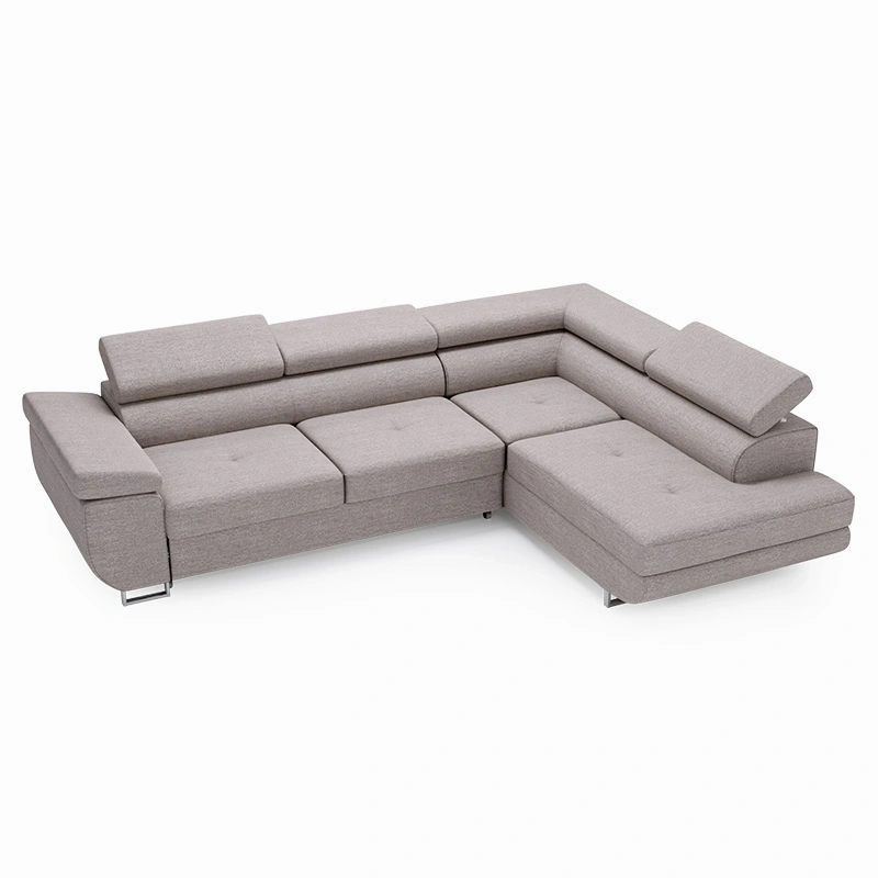 Narożnik L-Kształtny Anton - Funkcja Spania i Regulowane Zagłówki Narożnik L-Kształtny Anton - Funkcja Spania i Regulowane Zagłówki