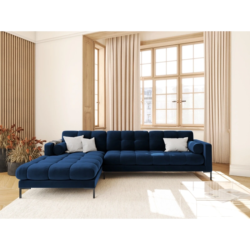 Narożnik aksamitny l-kształtny Bali Cosmopolitan Design