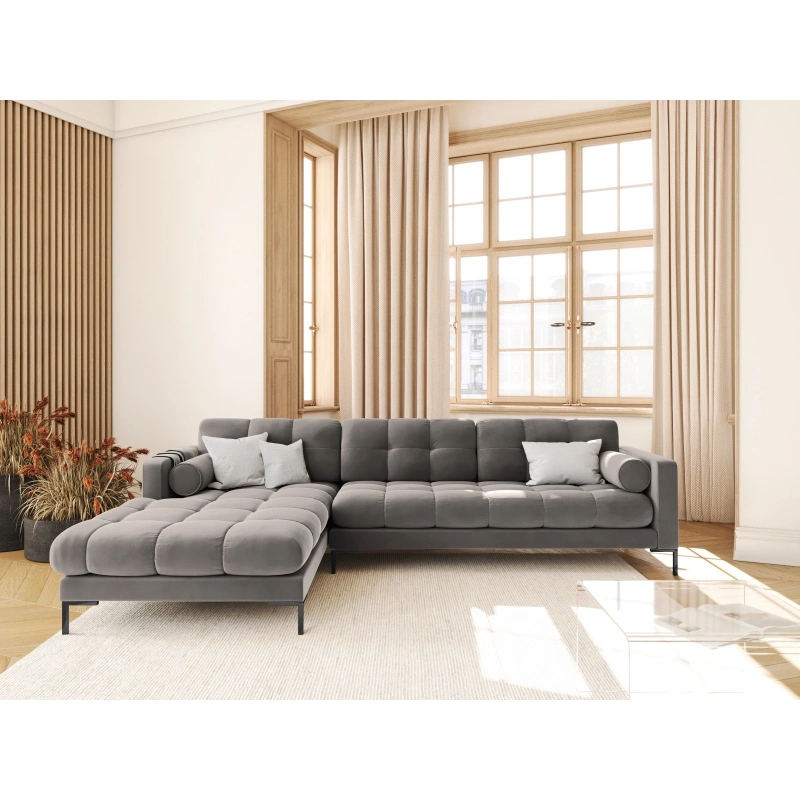 Narożnik aksamitny l-kształtny Bali Cosmopolitan Design
