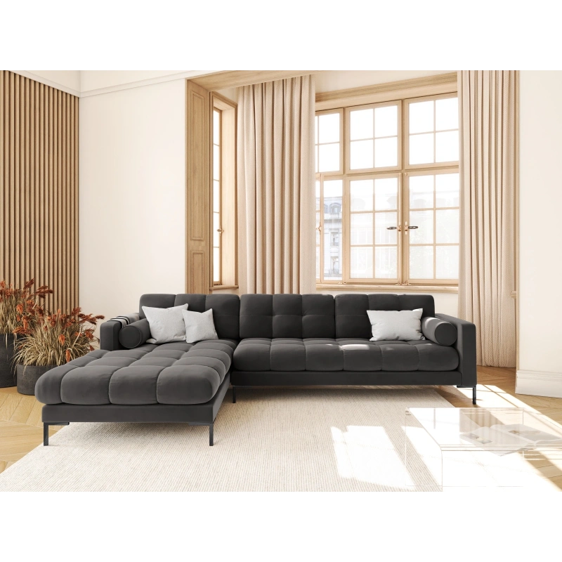 Narożnik aksamitny l-kształtny Bali Cosmopolitan Design Narożnik aksamitny l-kształtny Bali Cosmopolitan Design