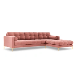 Narożnik aksamitny l-kształtny Bali Cosmopolitan Design