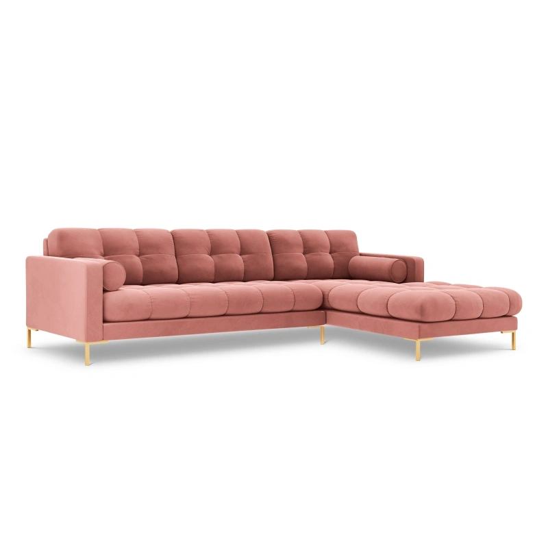 Narożnik aksamitny l-kształtny Bali Cosmopolitan Design
