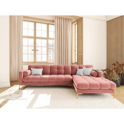 Narożnik aksamitny l-kształtny Bali Cosmopolitan Design