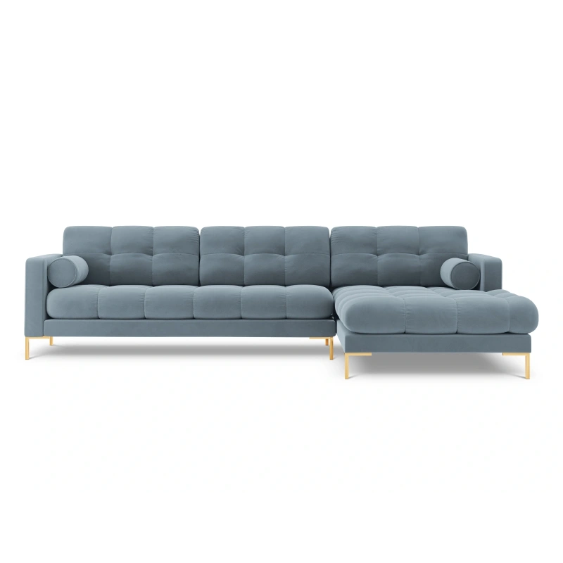Narożnik aksamitny l-kształtny Bali Cosmopolitan Design