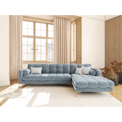 Narożnik aksamitny l-kształtny Bali Cosmopolitan Design