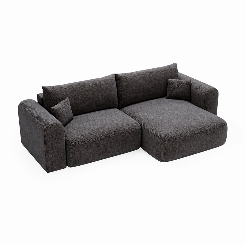 Narożnik Next L z funkcją spania i pojemnikiem na pościel stalowoszary Narożnik Next L z funkcją spania i pojemnikiem na pościel stalowoszary