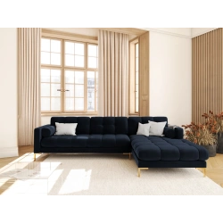 Narożnik aksamitny l-kształtny Bali Cosmopolitan Design