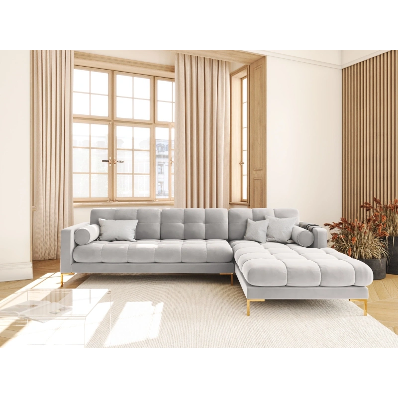 Narożnik aksamitny l-kształtny Bali Cosmopolitan Design
