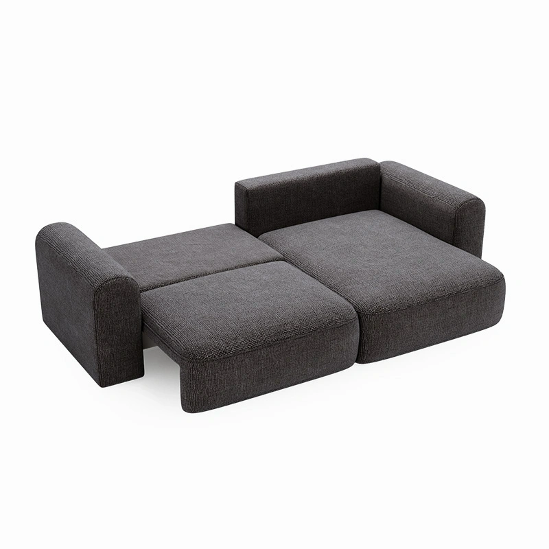 Narożnik Next L z funkcją spania i pojemnikiem na pościel stalowoszary Narożnik Next L z funkcją spania i pojemnikiem na pościel stalowoszary