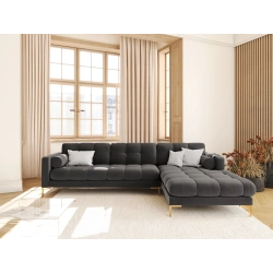 Narożnik aksamitny l-kształtny Bali Cosmopolitan Design