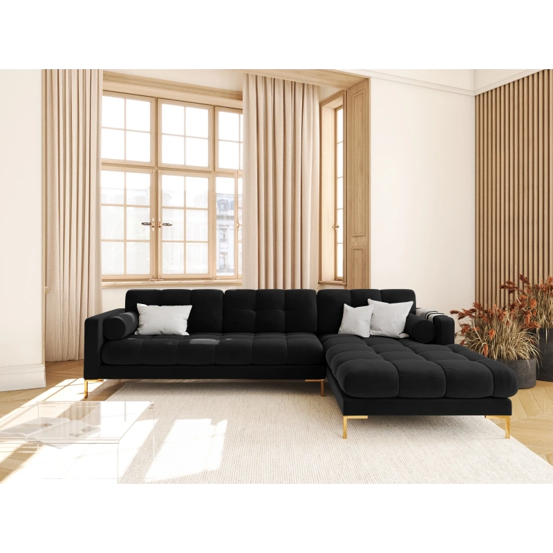 Narożnik aksamitny l-kształtny Bali Cosmopolitan Design