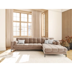 Narożnik aksamitny l-kształtny Bali Cosmopolitan Design