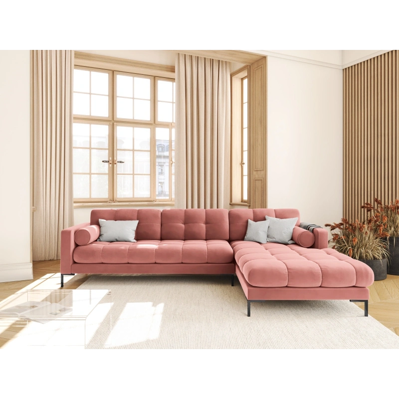 Narożnik aksamitny l-kształtny Bali Cosmopolitan Design