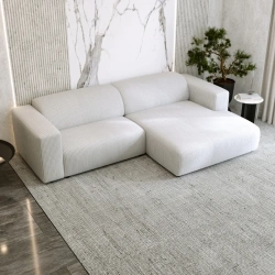 Nowoczesny narożnik L-kształtny Passito bez funkcji spania