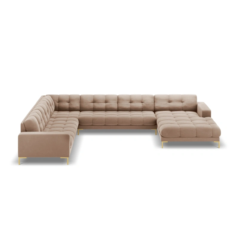 Sofa aksamitna panoramiczna 7 osobowa Bali Cosmopolitan Design