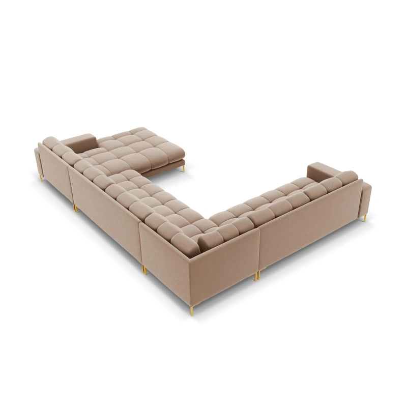 Sofa aksamitna panoramiczna 7 osobowa Bali Cosmopolitan Design