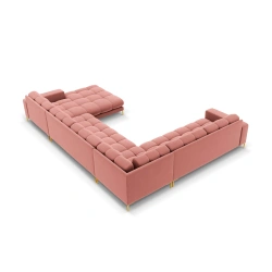 Sofa aksamitna panoramiczna 7 osobowa Bali Cosmopolitan Design