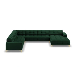 Sofa aksamitna panoramiczna 7 osobowa Bali Cosmopolitan Design