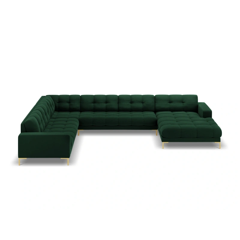 Sofa aksamitna panoramiczna 7 osobowa Bali Cosmopolitan Design