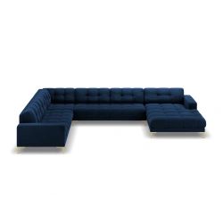 Sofa aksamitna panoramiczna 7 osobowa Bali Cosmopolitan Design