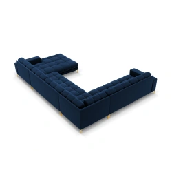 Sofa aksamitna panoramiczna 7 osobowa Bali Cosmopolitan Design