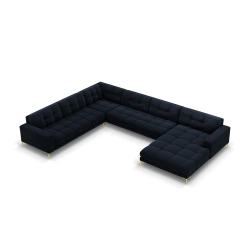 Sofa aksamitna panoramiczna 7 osobowa Bali Cosmopolitan Design