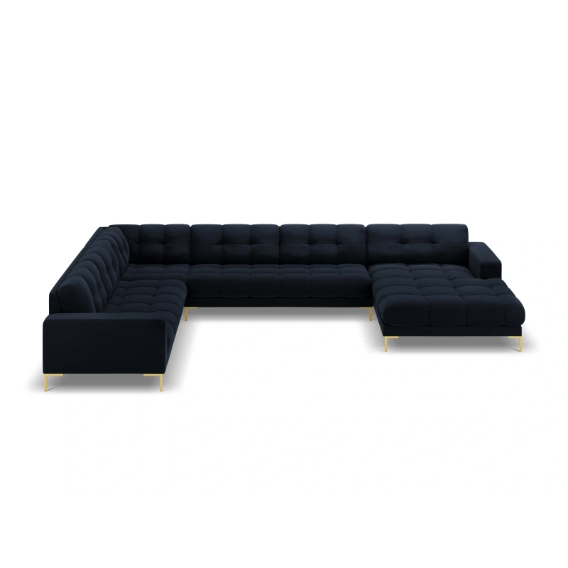 Sofa aksamitna panoramiczna 7 osobowa Bali Cosmopolitan Design