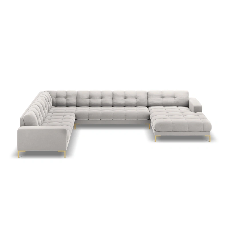 Sofa aksamitna panoramiczna 7 osobowa Bali Cosmopolitan Design