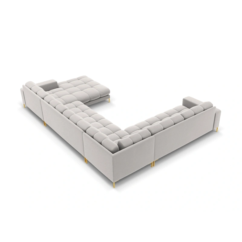 Sofa aksamitna panoramiczna 7 osobowa Bali Cosmopolitan Design