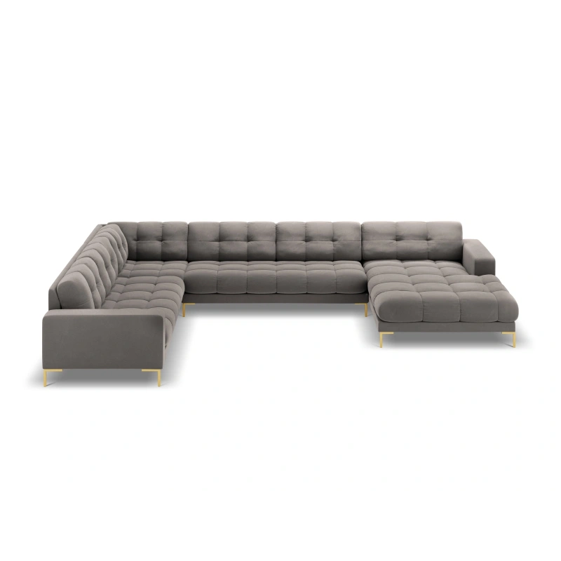 Sofa aksamitna panoramiczna 7 osobowa Bali Cosmopolitan Design