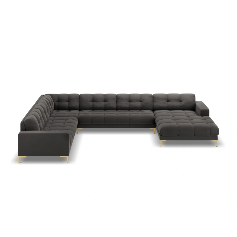 Sofa aksamitna panoramiczna 7 osobowa Bali Cosmopolitan Design