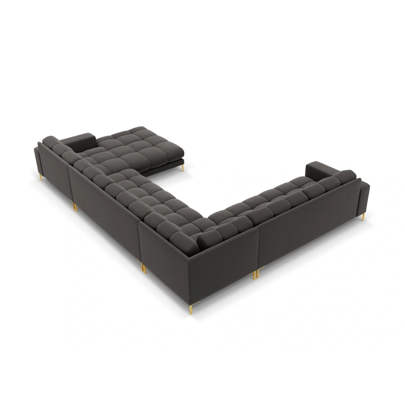 Sofa aksamitna panoramiczna 7 osobowa Bali Cosmopolitan Design