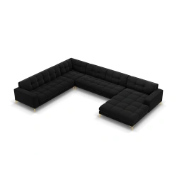 Sofa aksamitna panoramiczna 7 osobowa Bali Cosmopolitan Design